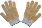 PVC Dotted Cotton Knitted Gloves