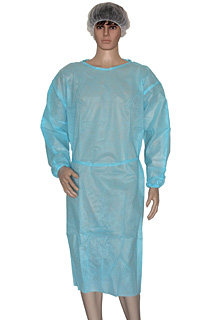 PP+PE coated surgical gown