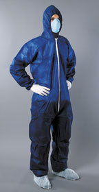 Nonwoven coverall (dark blue) (MSF-PPCV)